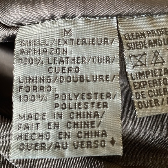 Liz Wear Women’s Leather Jacket-Rich Soft Leather-Zip Front-Front Pockets-Size M - Picture 9 of 9